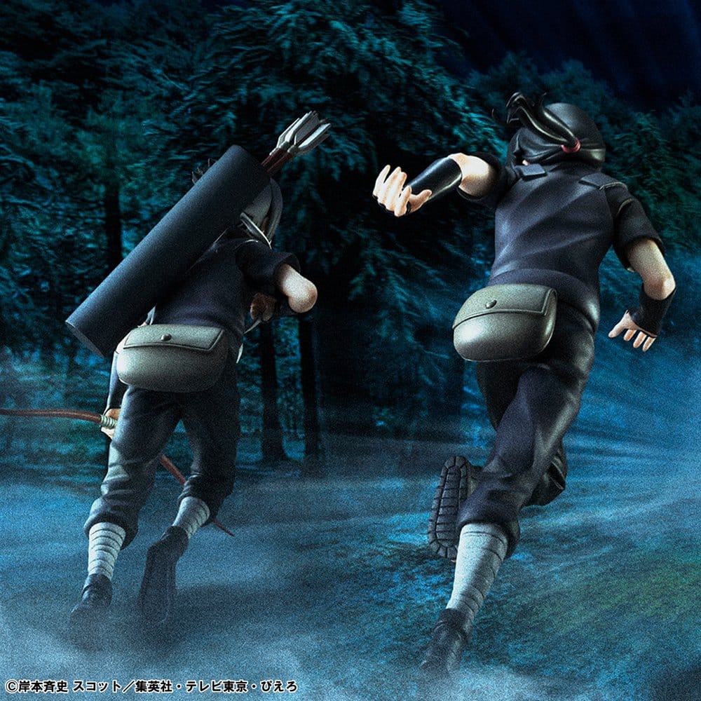 Naruto Shippuden Pack de 2 Figuras PVC G.E.M. Series Itachi Uchiha & Sasuke (Repeat)