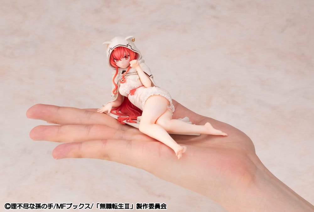 Mushoku Tensei: Jobless Reincarnation Melty Princess Figura PVC Eris Sleep with Eris Ver. Palm Size 12 cm