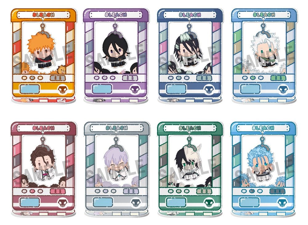 Bleach TV Anime Figuras acrílico 9 cm Blind Box Expositor (8)