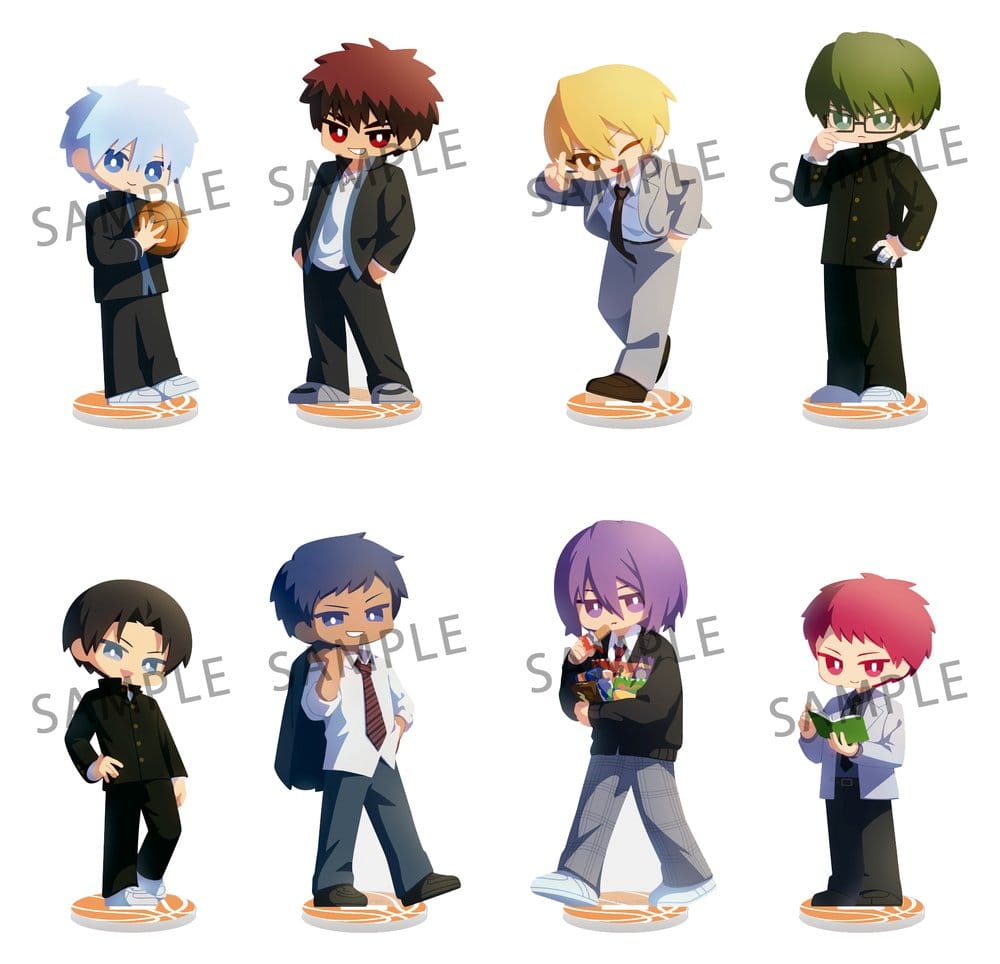 Kuroko's Basketball Irusta Figuras Mini 8 cm Blind Box Expositor (8)