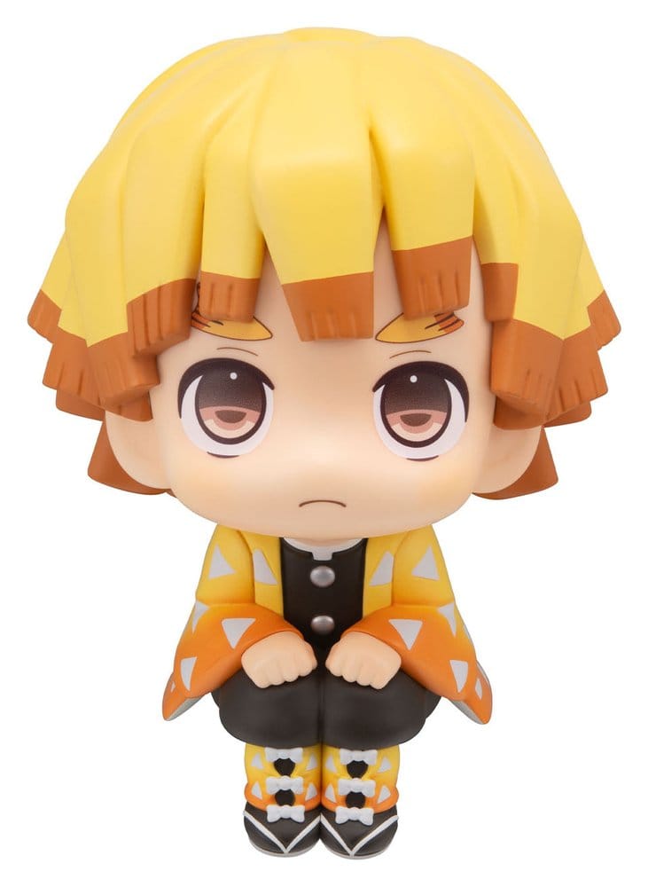 Demon Slayer: Kimetsu no Yaiba Pack de 2 Figuras PVC Look Up Zenitsu Agatsuma Grumpy Ver. & Kaigaku 11 cm (com presente)
