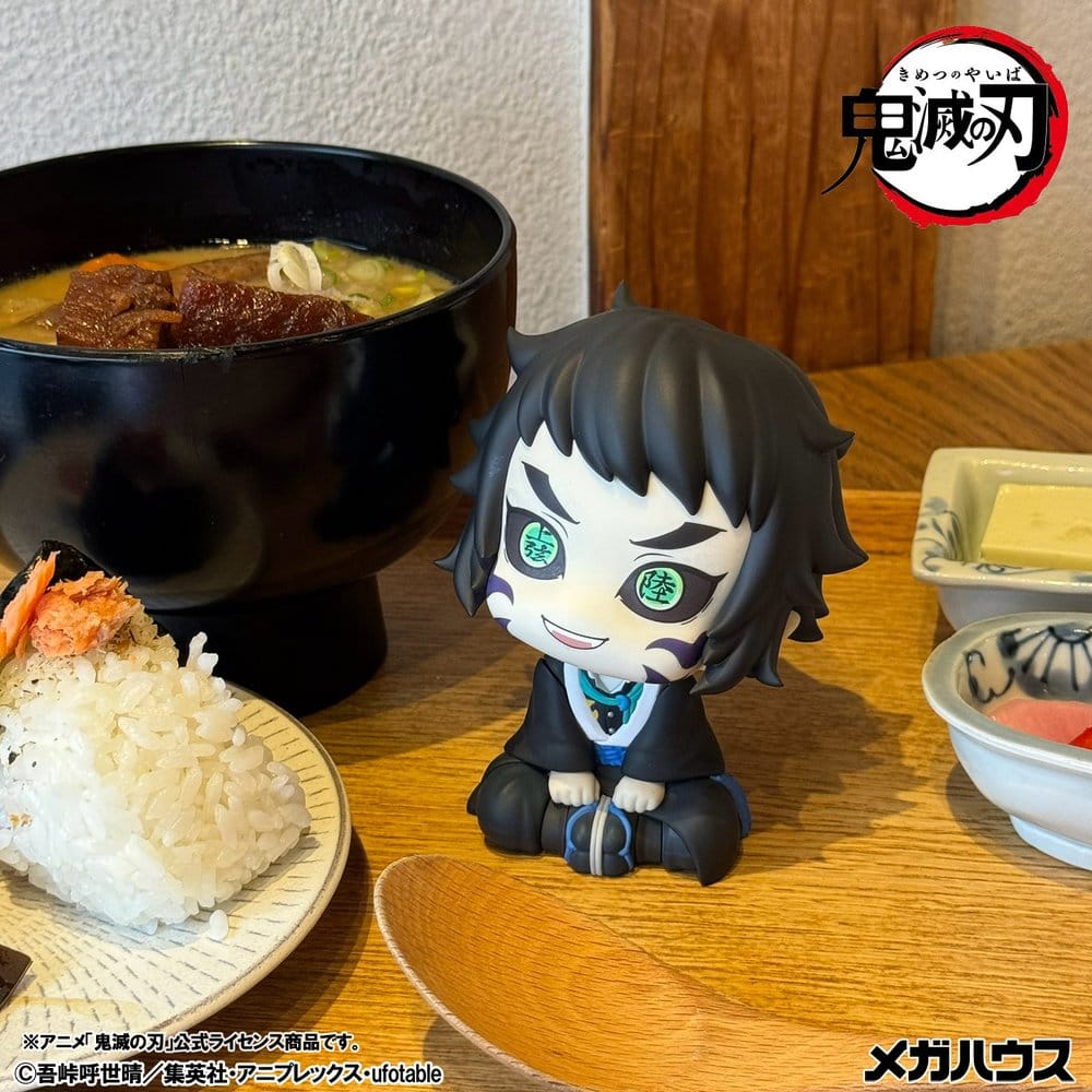 Demon Slayer: Kimetsu no Yaiba Pack de 2 Figuras PVC Look Up Zenitsu Agatsuma Grumpy Ver. & Kaigaku 11 cm (com presente)