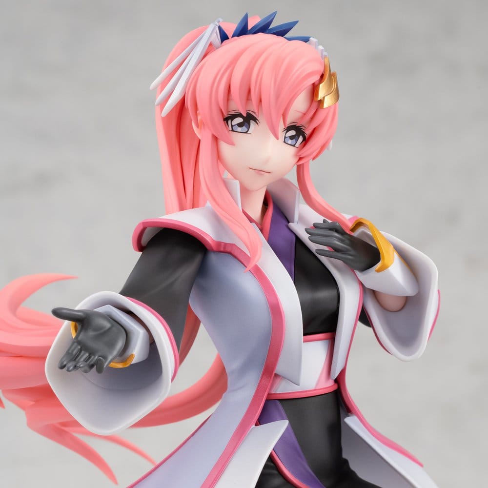 Gundam GGG (Gundam Girls Generation) Series Figura PVC Mobile Suit Gundam SEED FREEDOM Lacus Clyne Battle Surcoat Ver. 22 cm