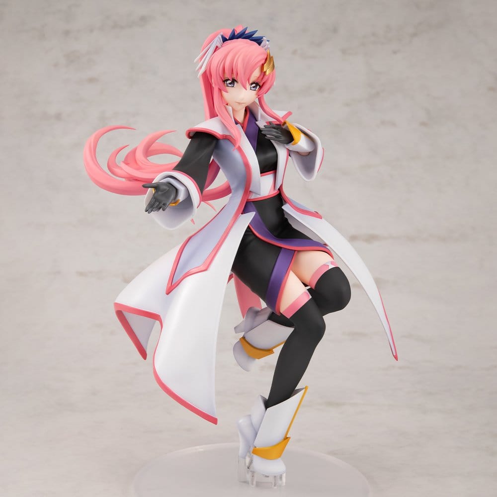 Gundam GGG (Gundam Girls Generation) Series Figura PVC Mobile Suit Gundam SEED FREEDOM Lacus Clyne Battle Surcoat Ver. 22 cm
