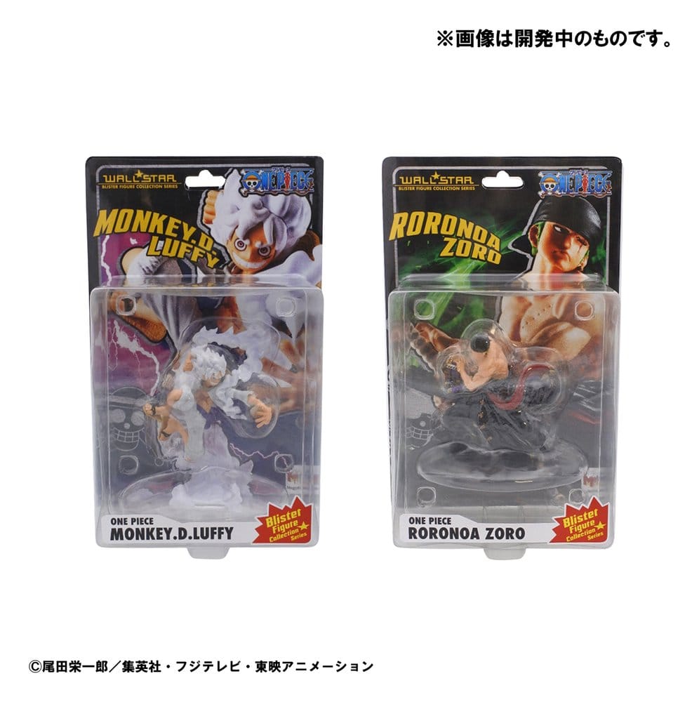 One Piece Wallstar Pack de 2 Figuras PVC Monkey D. Luffy Gear Fifth & Roronoa Zoro (com presente) 10 cm