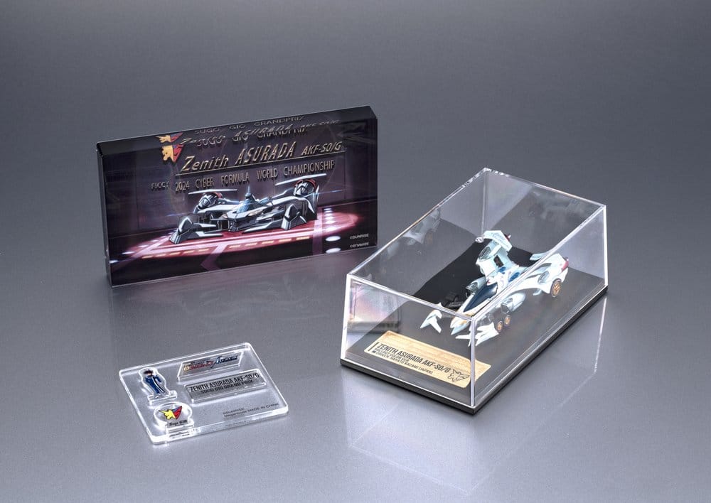 Future GPX Cyber Formula Cyber Formula Collection -Heritage Edition- Veículo DX Asurada Zenith Asurada AKF-S0/G Roll Out Set 15 cm