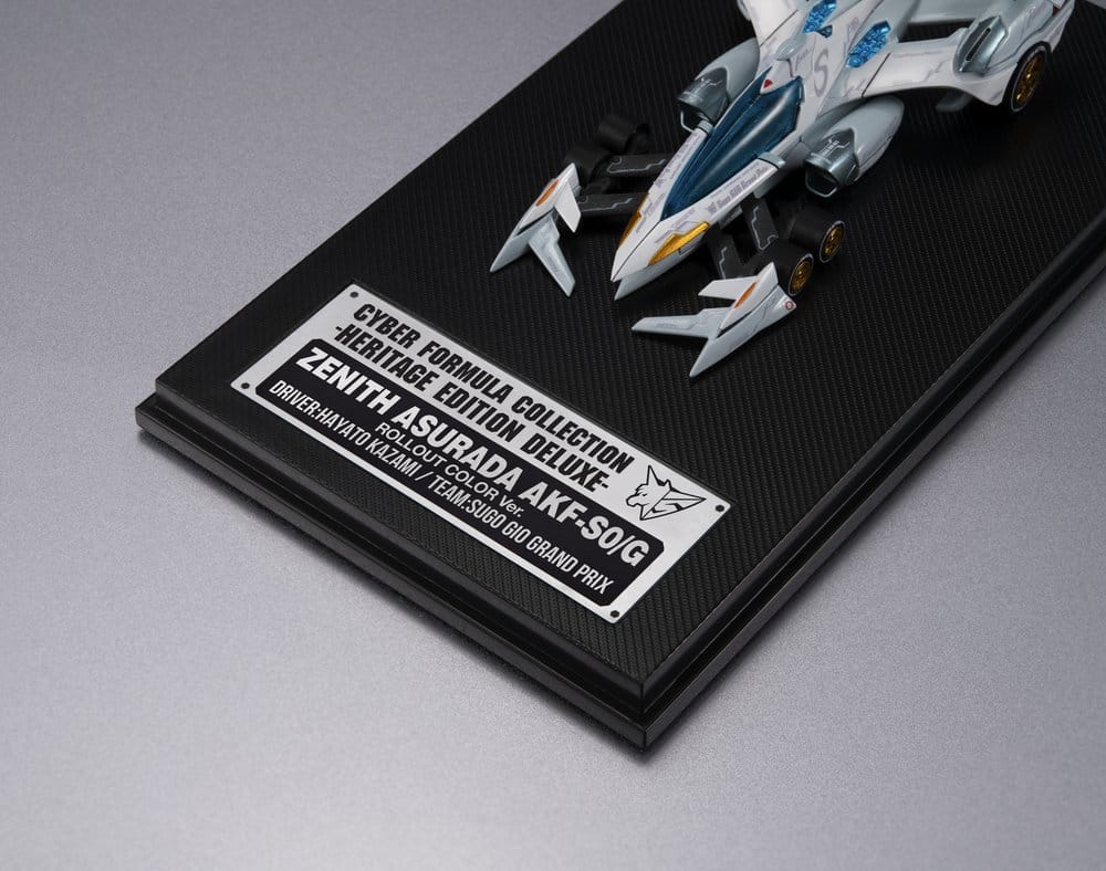 Future GPX Cyber Formula Cyber Formula Collection -Heritage Edition- Veículo DX Asurada Zenith Asurada AKF-S0/G Roll Out Set 15 cm