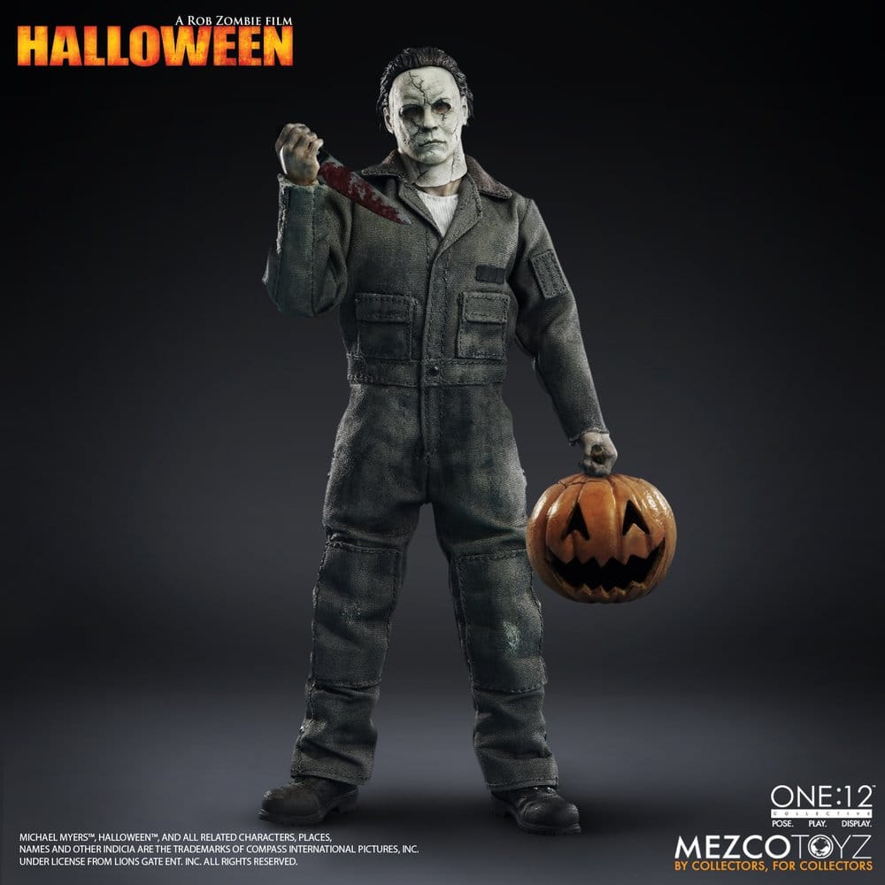 Halloween: O Início (2007) One:12 Collective Figura 1/12 Michael Myers 17 cm