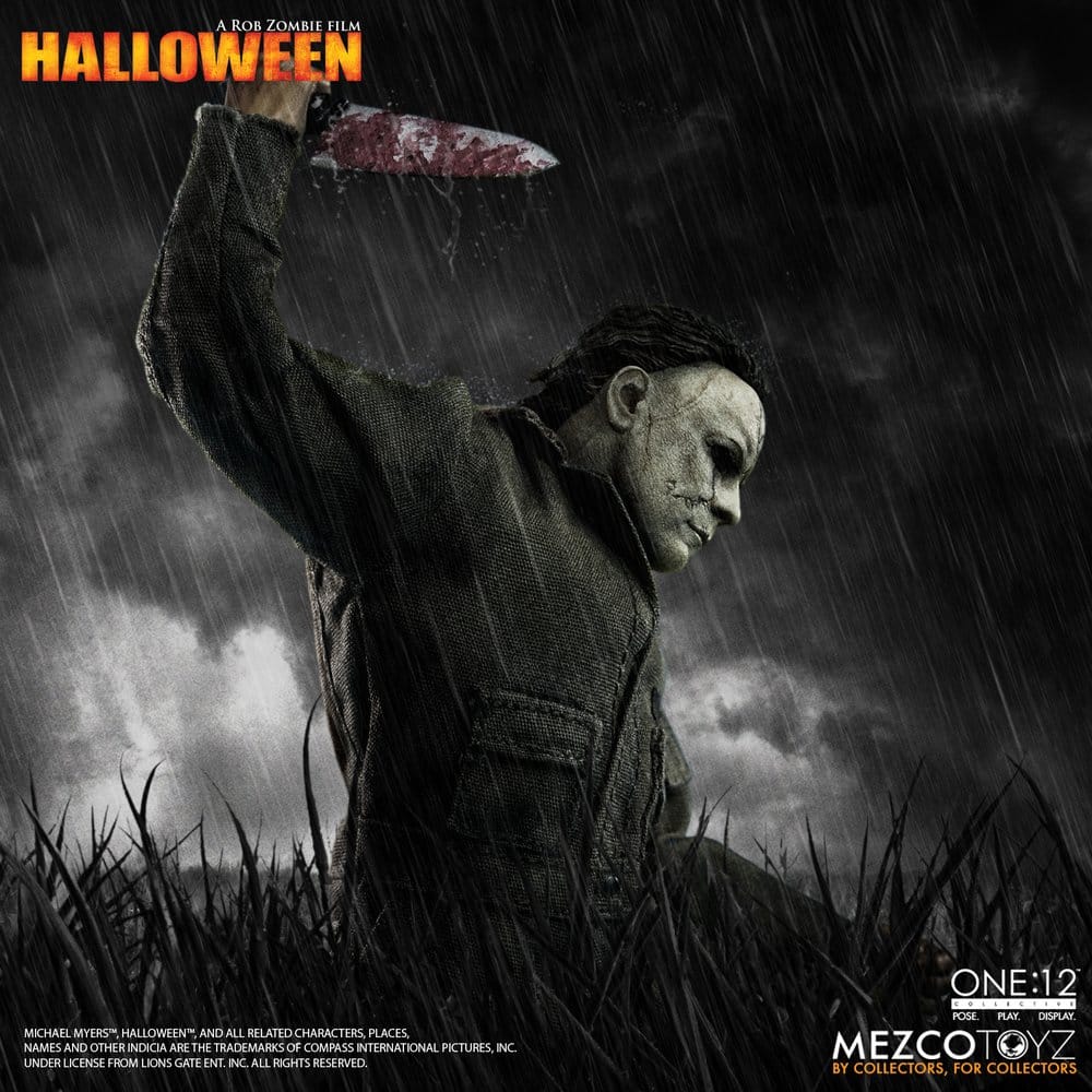 Halloween: O Início (2007) One:12 Collective Figura 1/12 Michael Myers 17 cm