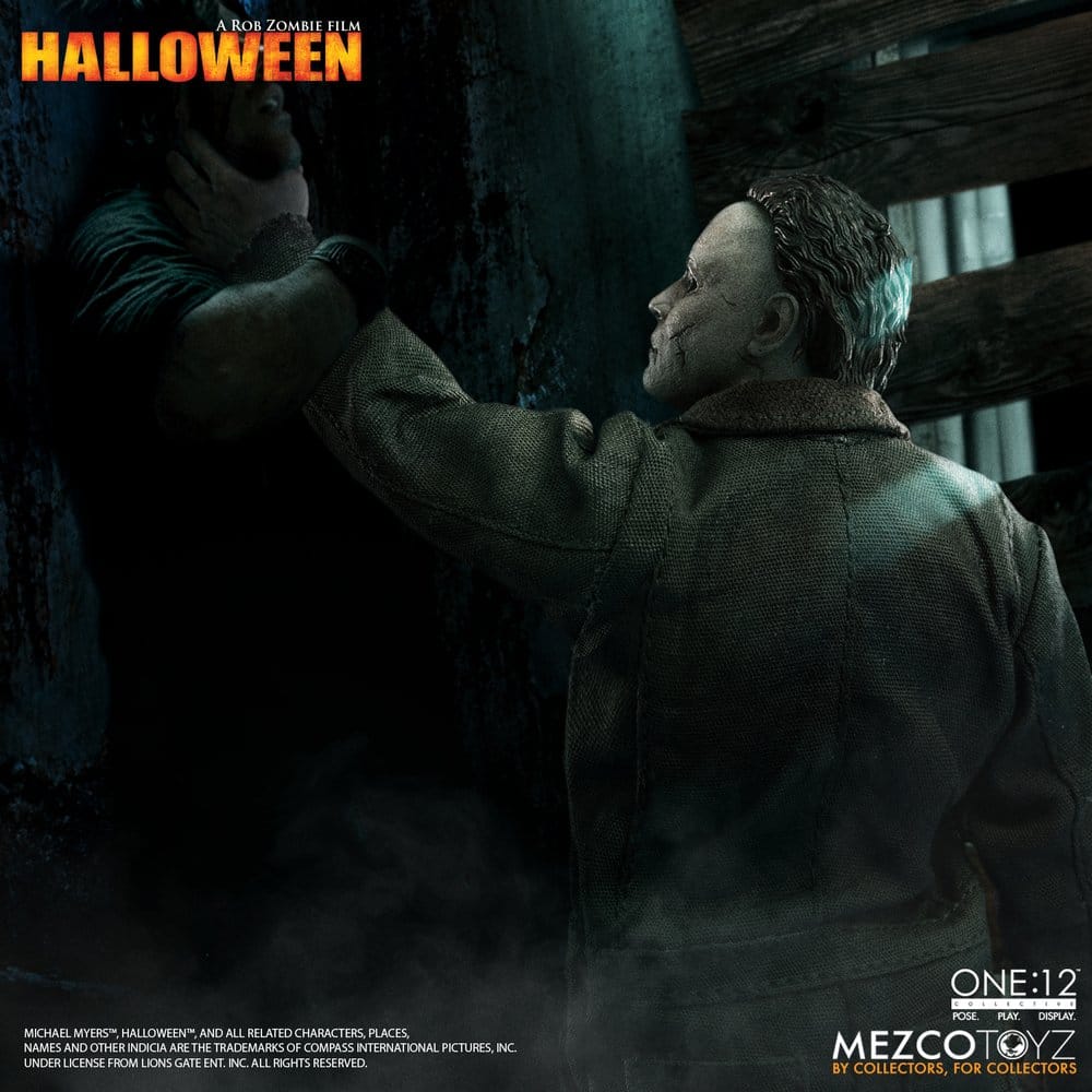 Halloween: O Início (2007) One:12 Collective Figura 1/12 Michael Myers 17 cm