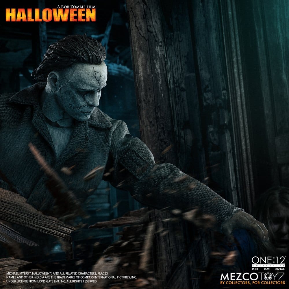 Halloween: O Início (2007) One:12 Collective Figura 1/12 Michael Myers 17 cm