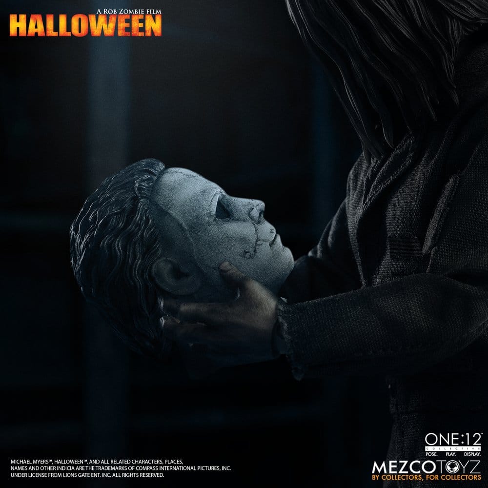 Halloween: O Início (2007) One:12 Collective Figura 1/12 Michael Myers 17 cm