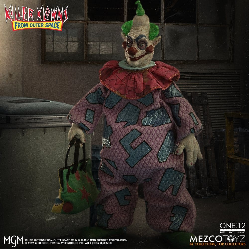 Killer Klowns From Outer Space One:12 Collective Figura 1/12 Jumbo 17 cm