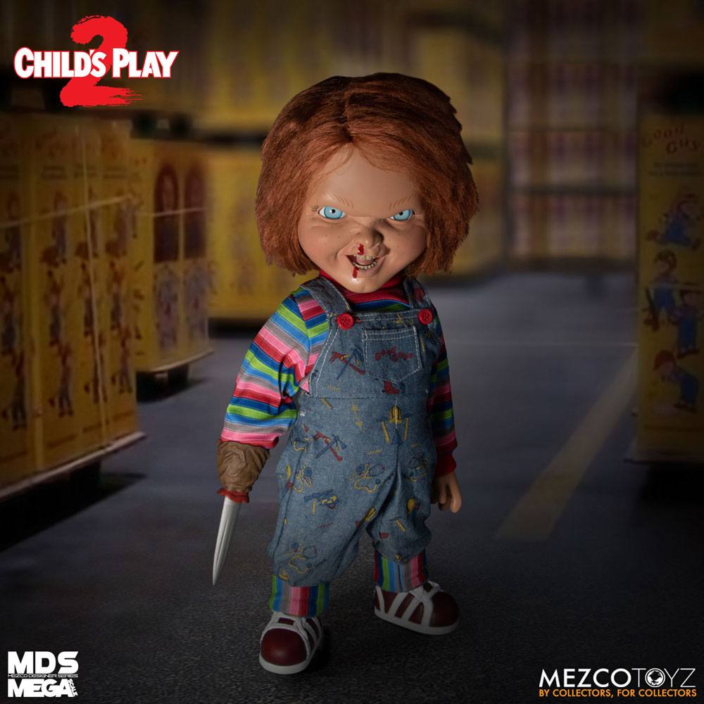 Chucky o Boneco Diabólico 2 Boneca Falante Designer Series Menacing Chucky 38 cm