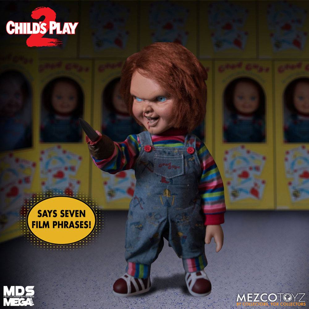 Chucky o Boneco Diabólico 2 Boneca Falante Designer Series Menacing Chucky 38 cm