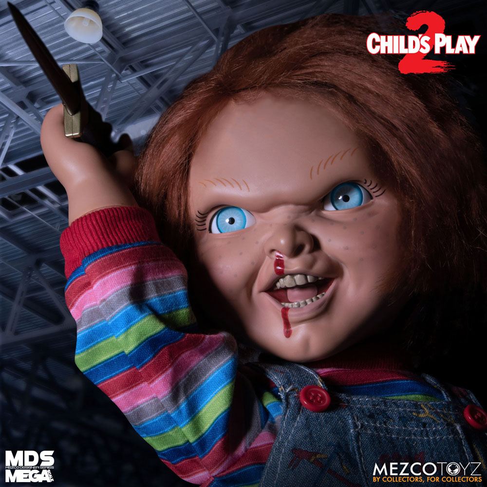 Chucky o Boneco Diabólico 2 Boneca Falante Designer Series Menacing Chucky 38 cm