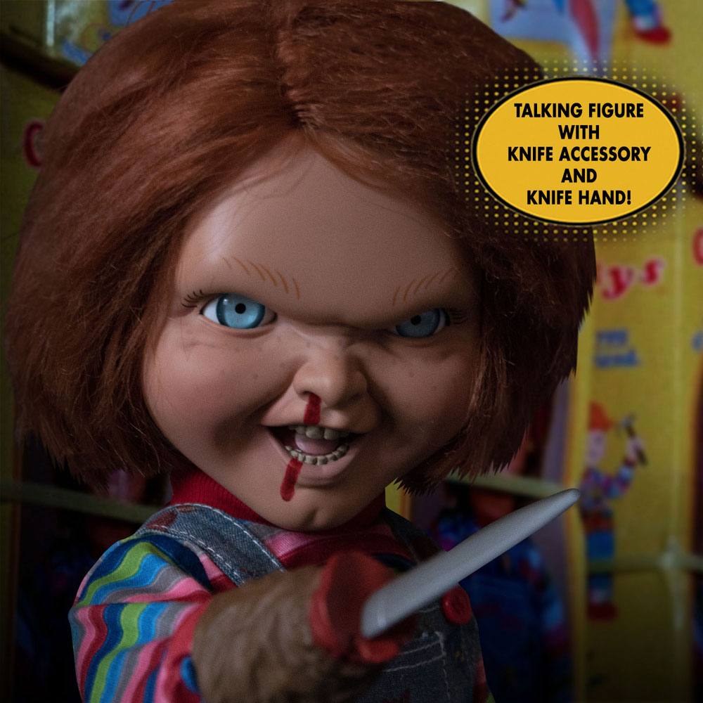 Chucky o Boneco Diabólico 2 Boneca Falante Designer Series Menacing Chucky 38 cm