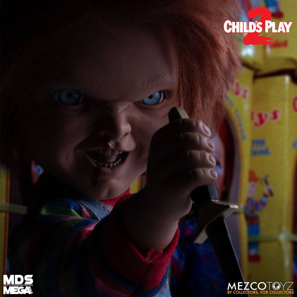 Chucky o Boneco Diabólico 2 Boneca Falante Designer Series Menacing Chucky 38 cm