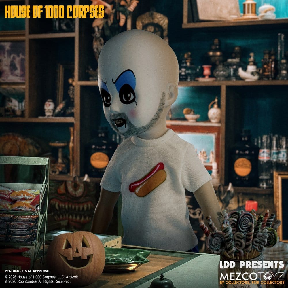 La casa de los 1000 cadáveres LDD Presents Muñeco Captain Spaulding 25 cm