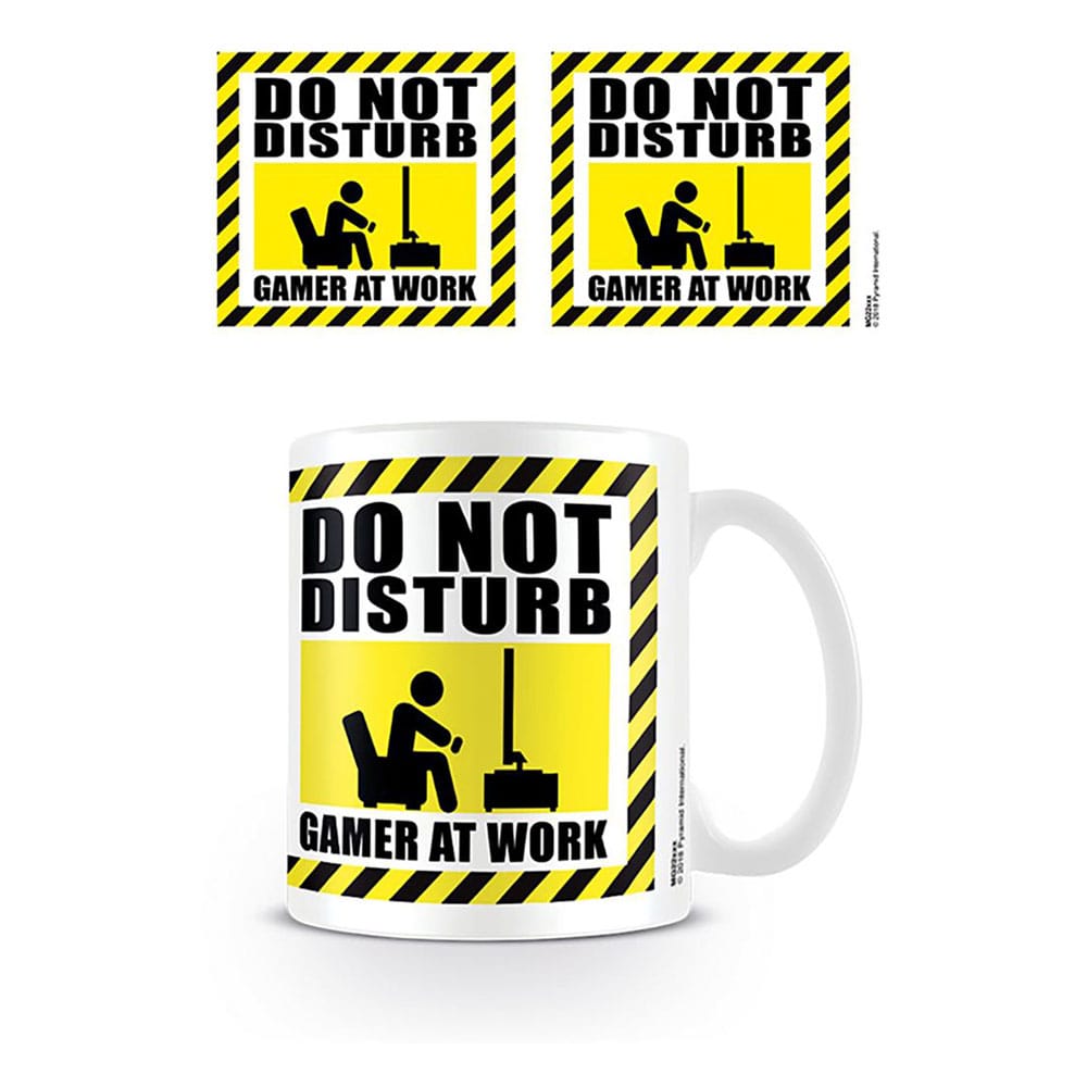 Gamer at Work Taza Do not Disturb Frikytopia