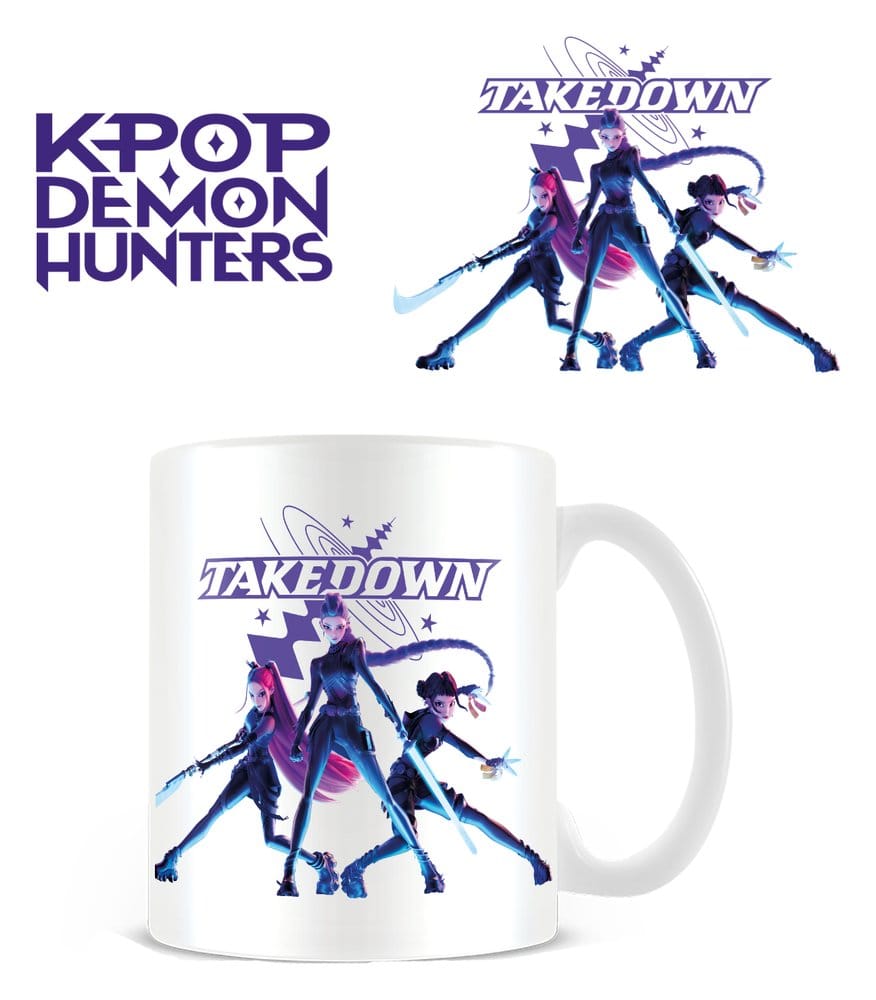 Las guerreras K-pop Taza Takedown White Frikytopia