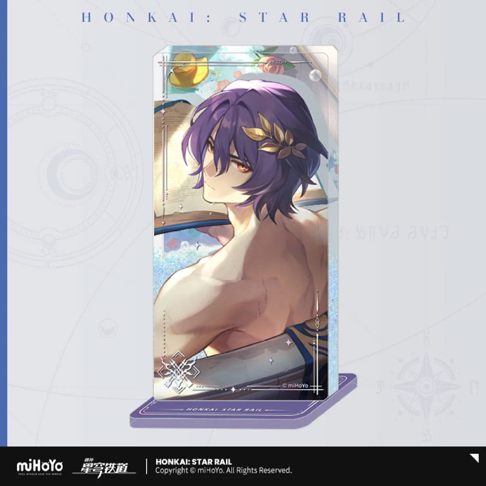 Honkai: Star Rail Adorno acrílico con purpurina Dr. Ratio Baptism of Pure Thought 15 cm