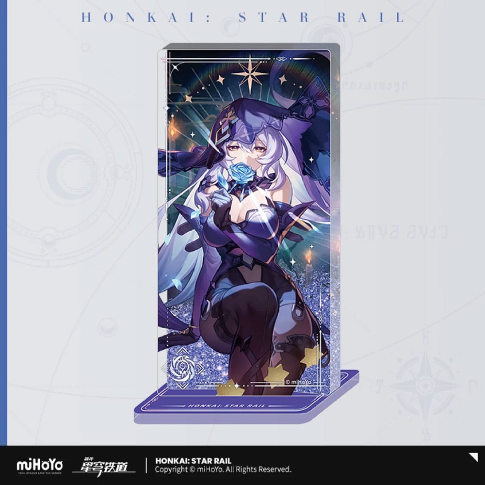 Honkai: Star Rail Adorno acrílico con purpurina Black Swan Reforged Remembrance 15 cm Frikytopia