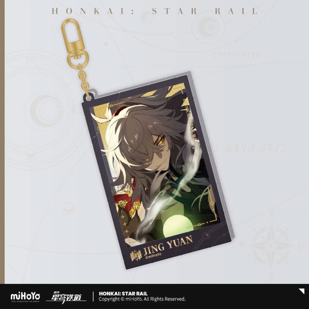 Honkai: Star Rail Llavero Countdown Departure Series Jing Yuan Glitter 9 cm Frikytopia
