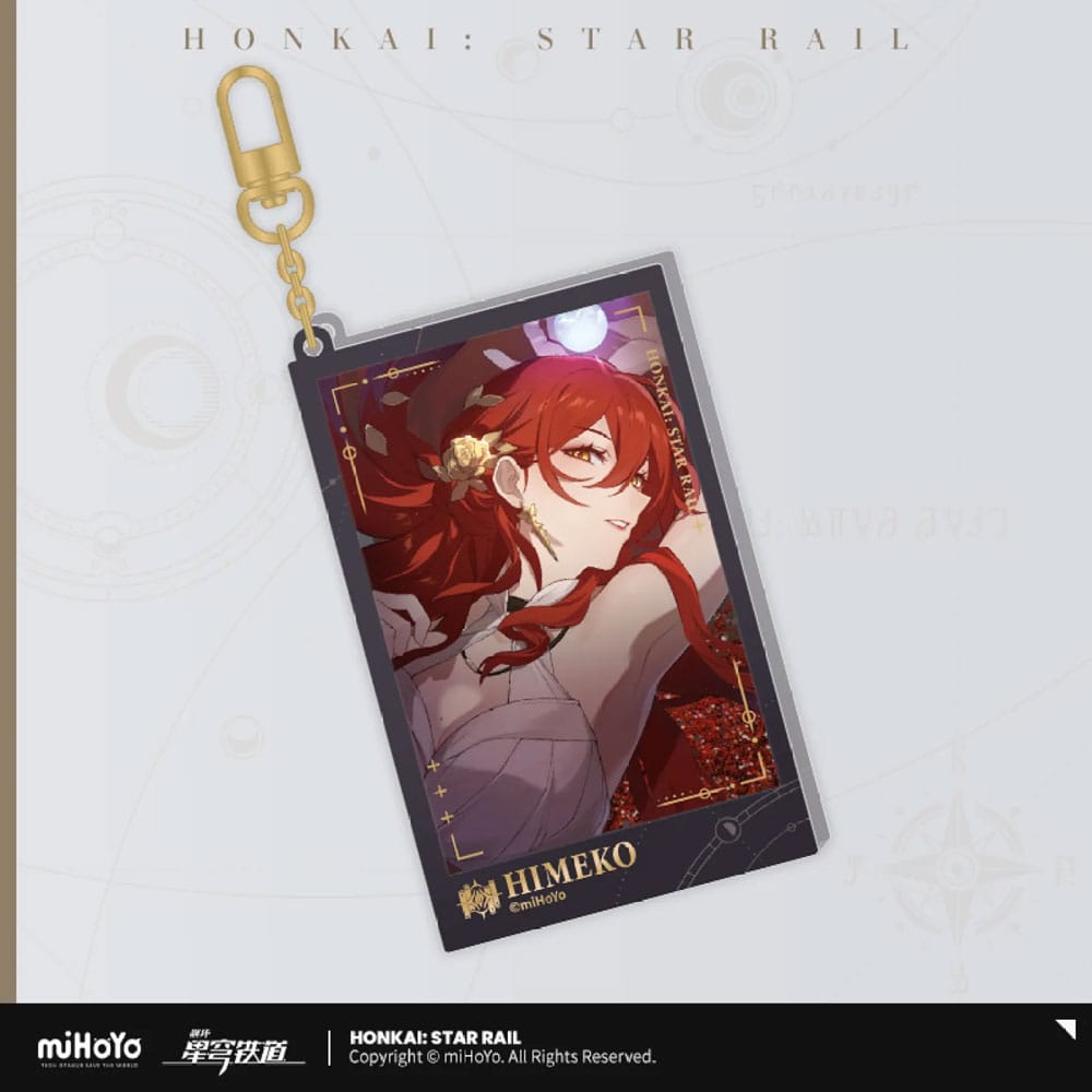 Honkai: Star Rail Llavero Countdown Departure Series Himeko Glitter 9 cm Frikytopia