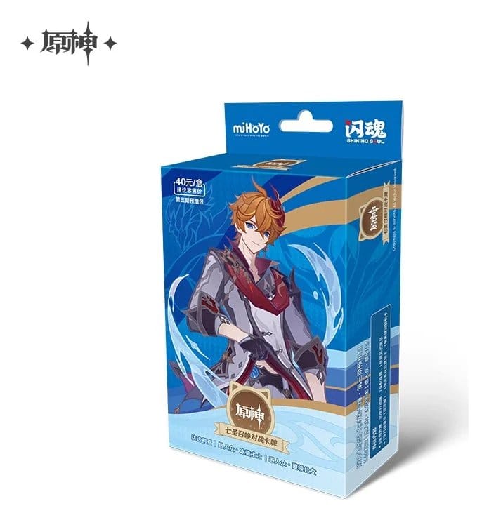 Genshin Impact Juego de Cartas Coleccionables Series 03 Pre-Build Starter Deck 02 Tartaglia *Edición China* Frikytopia