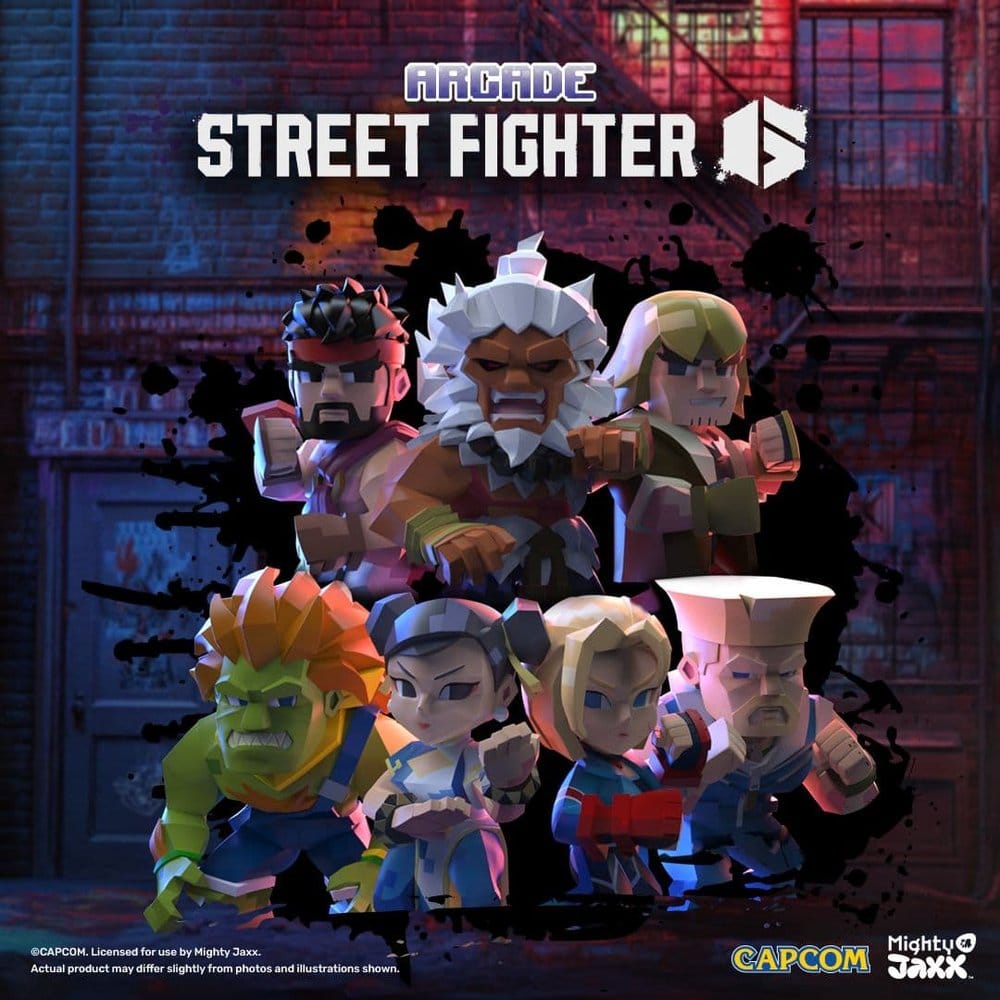 Arcade: Capcom Street Fighter Series Kandy 4 inch Vinyl Figure Blind Box Display (6) Frikytopia