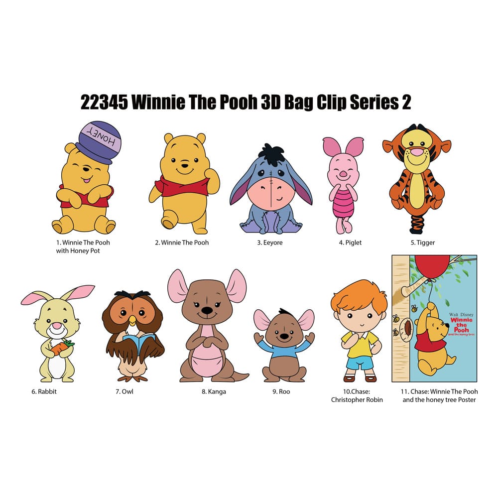 Winnie-the-Pooh 3D Colgantes Expositor Series 2 (24)