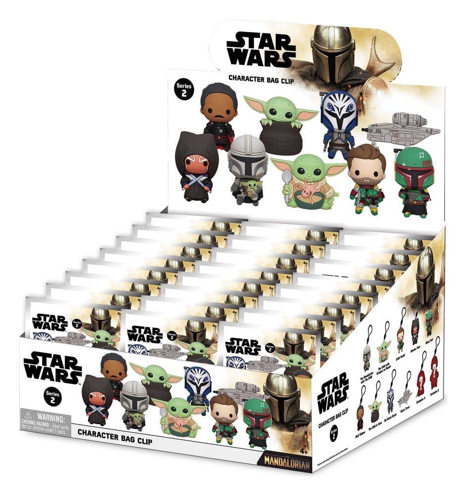 Star Wars Mandalorian 3D Colgantes PVC Series 2 Expositor (24)