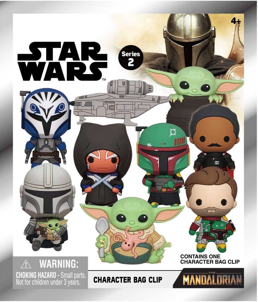 Star Wars Mandalorian 3D Colgantes PVC Series 2 Expositor (24)