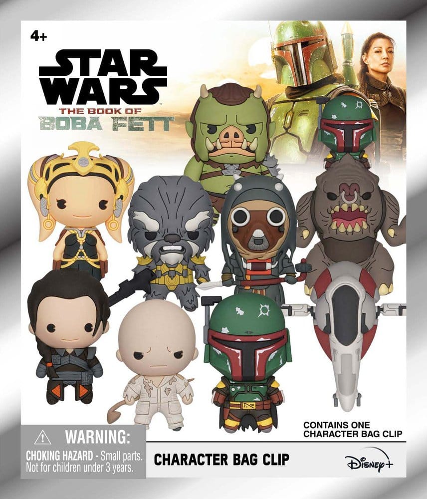 Star Wars: El libro de Boba Fett 3D Colgantes de PVC Serie 1 Expositor (24)