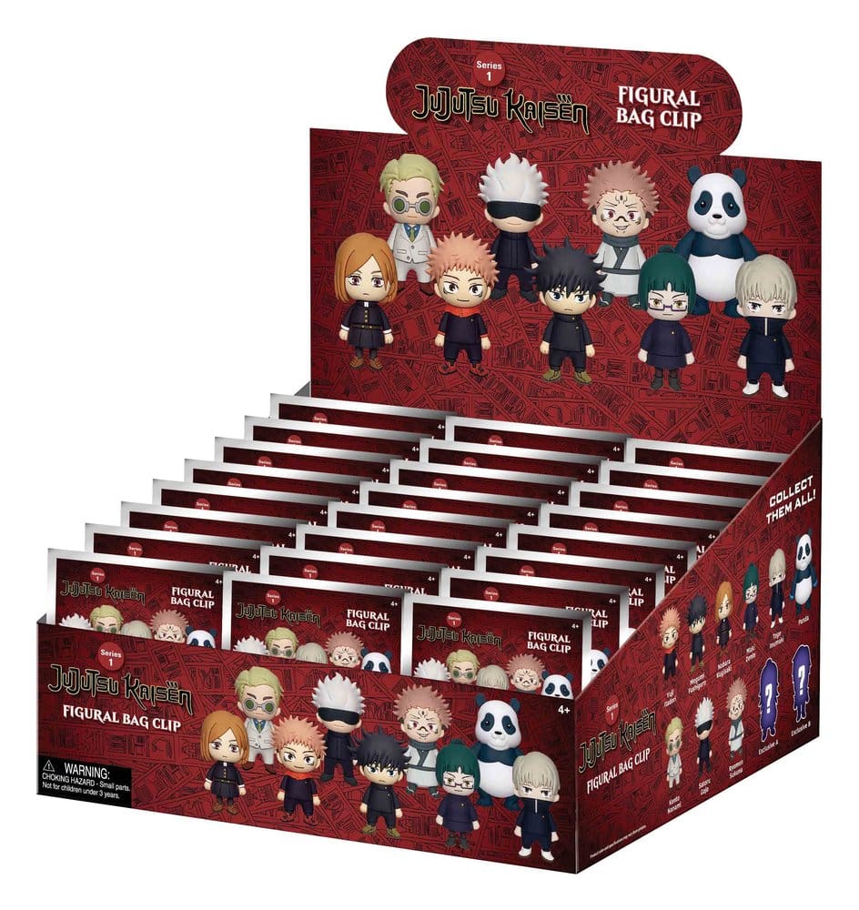 Jujutsu Kaisen 3D Colgantes PVC Serie 1 Expositor (24)