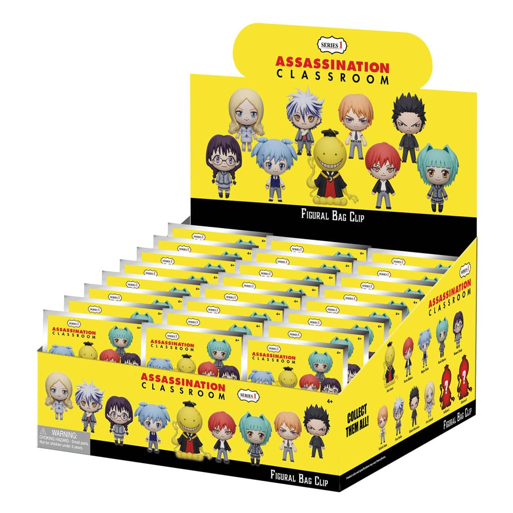 Assassination Classroom 3D Colgantes Peluche Expositor Serie 1 (24) Frikytopia