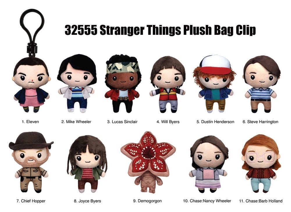 Stranger Things Colgantes Peluche Expositor (24)
