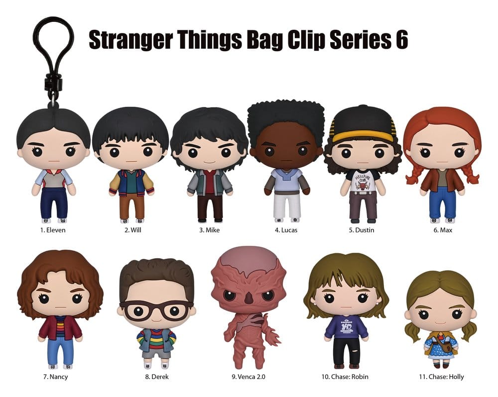 Stranger Things 5 3D Colgantes de PVC Serie 6 Blind Bag Display (24)
