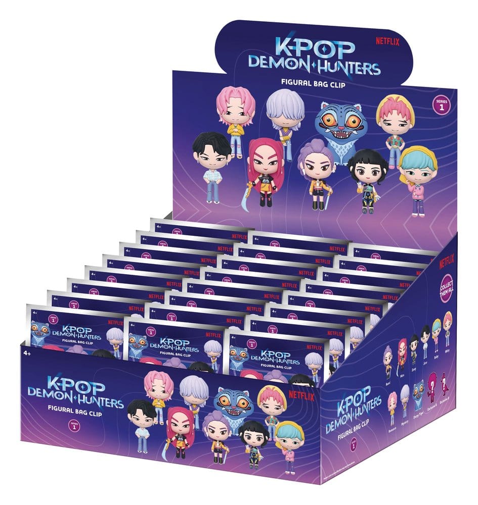 K-Pop Demon Hunter 3D Colgantes PVCSeries 1 Expositor (24)