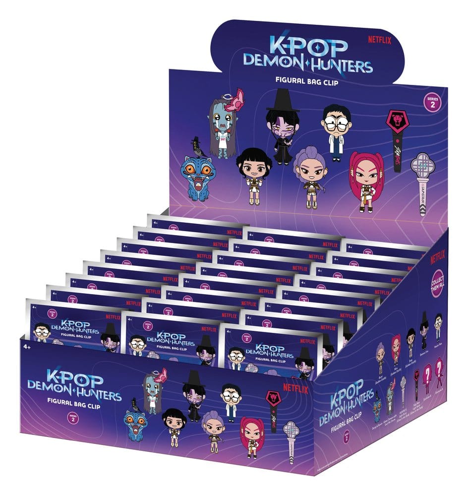 KPop Demon Hunters 3D Colgantes de PVC Serie 2 Expositor (24) Frikytopia