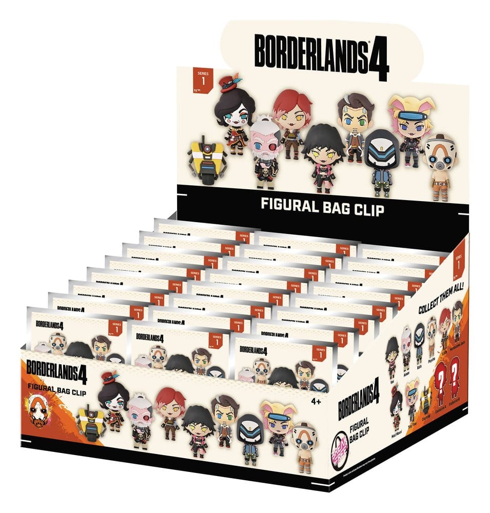 Borderlands 3D Colgantes de PVC Serie 1 Blind Bag Display (24) Frikytopia