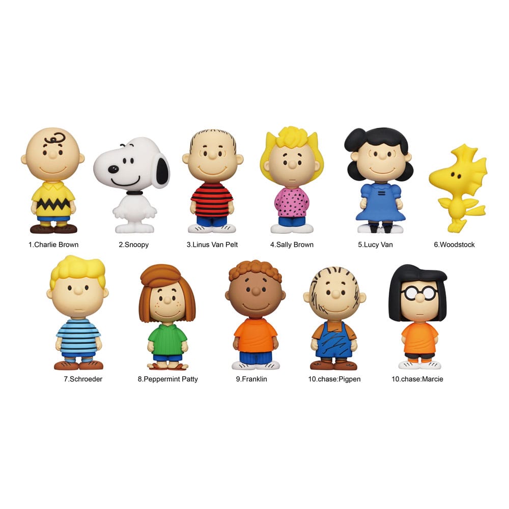 Peanuts Colgantes PVC 3D Snoopy Series 1 Expositor (24) Frikytopia