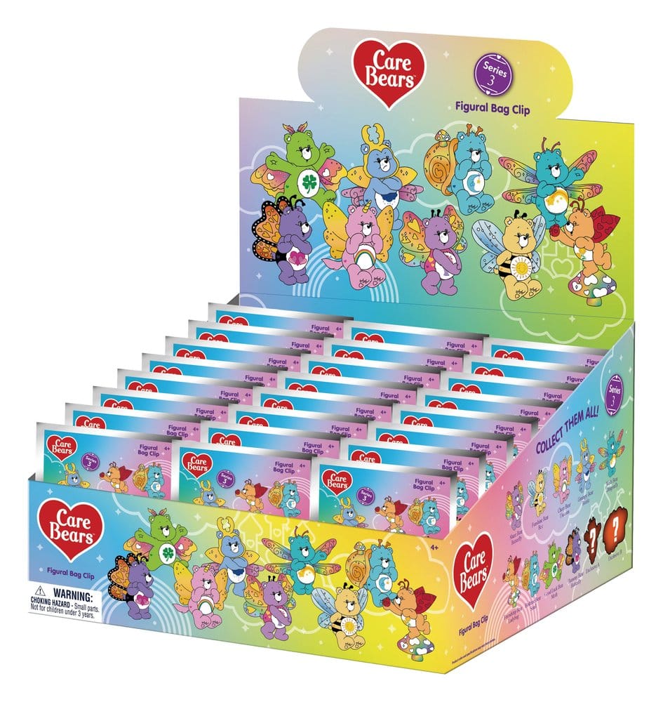 Care Bears 3D Colgantes de PVC Serie 3 Blind Bag Display (24) Frikytopia