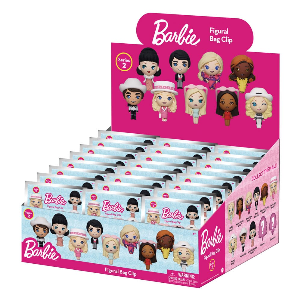 Barbie 3D Colgantes Peluche Expositor Serie 2 (24) Frikytopia