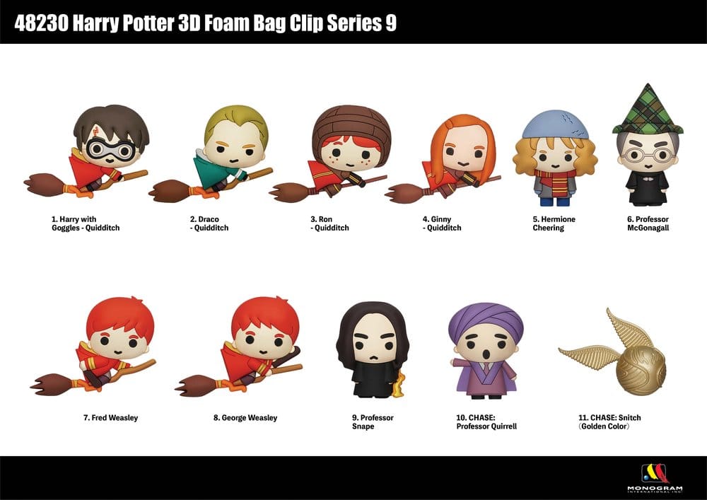 Harry Potter 3D Colgantes PVC Series 9 Expositor (24)