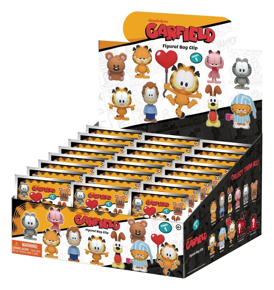 Garfield 3D Colgantes Peluche Serie 1 Expositor (24)