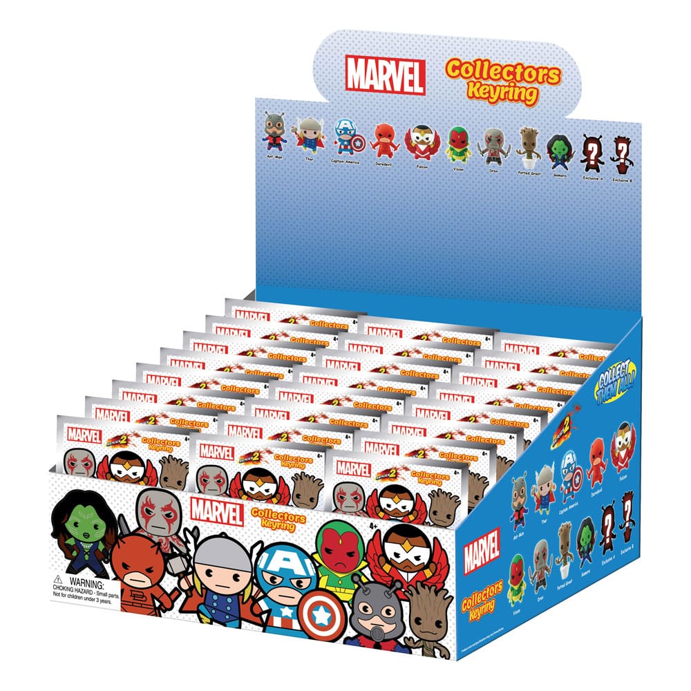 Marvel Colgantes PVC 3D Series 2 Expositor (24) Frikytopia