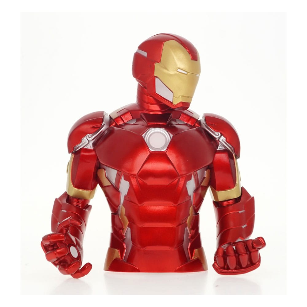 Figura hucha busto iron man 20 cm