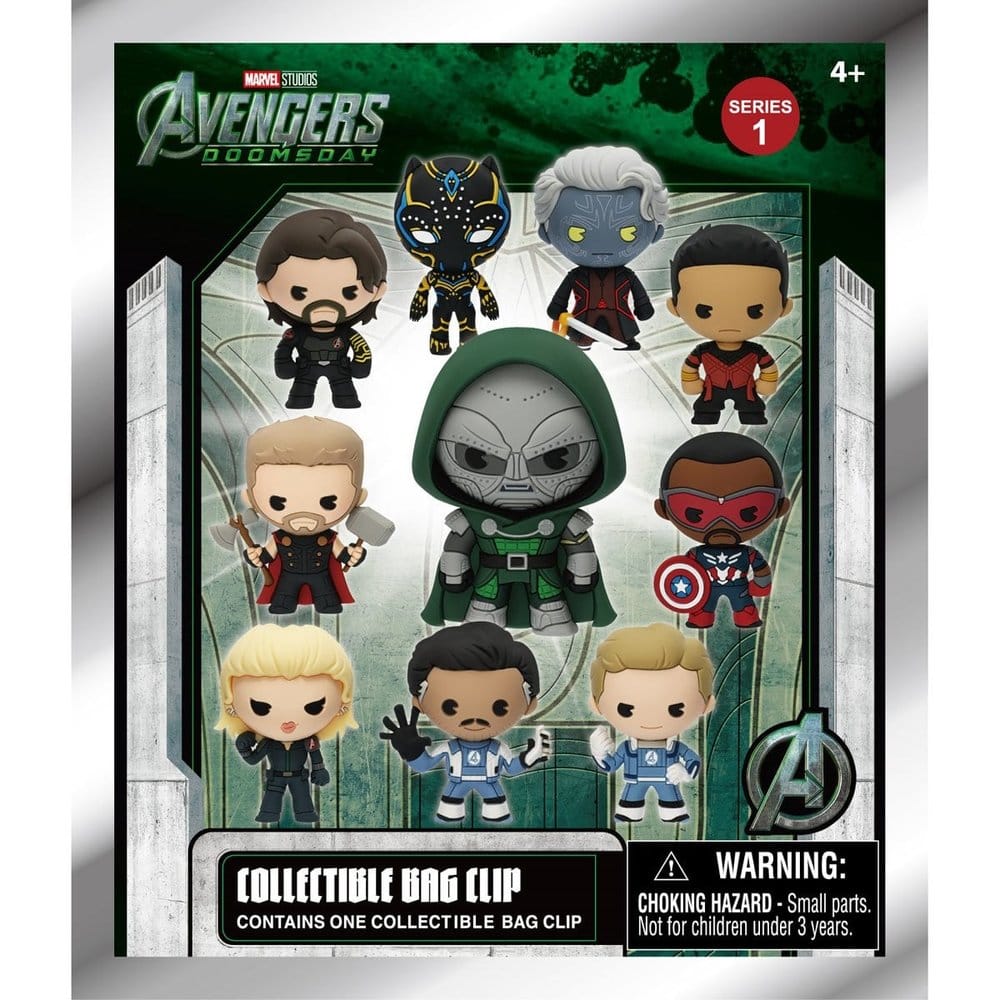 Avengers 3D Colgantes de PVC Serie 1 Expositor (24)
